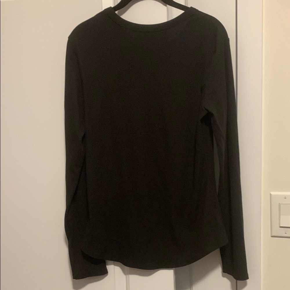No Boundaries black long sleeve fitted top XL